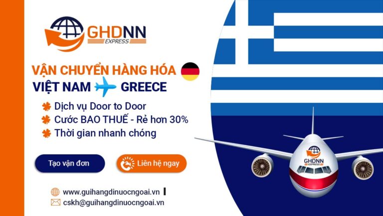 Bảng giá gửi hàng đi Hy Lạp