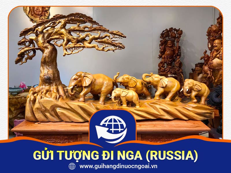 Chuyển phát nhanh tượng đi Nga