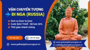 Gửi tượng đi Nga
