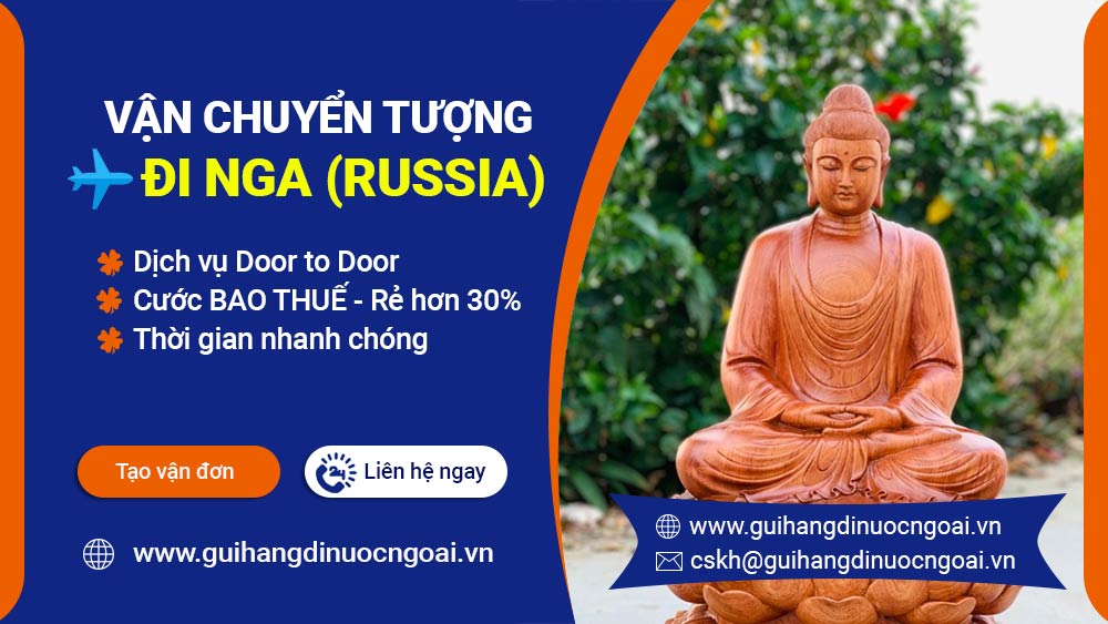 Gửi tượng đi Nga