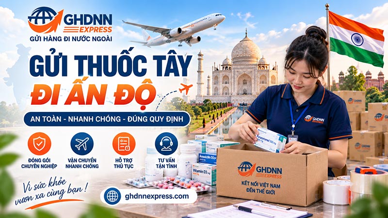 Gửi thuốc tây đi Ấn Độ