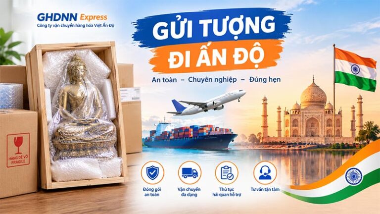 Gửi tượng đi Ấn Độ