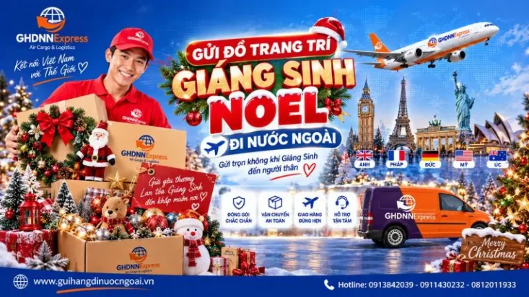Gửi đồ trang trí giáng sinh đi nước ngoài