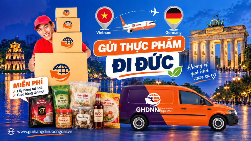 Gửi thực phẩm đi Đức