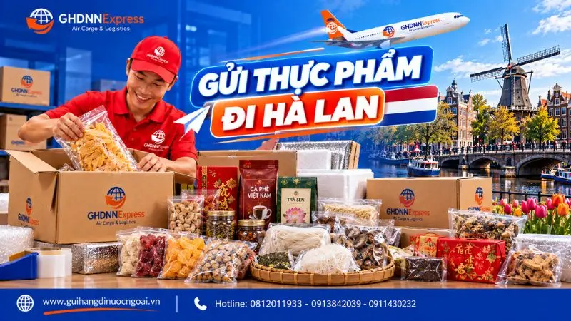 Gửi thực phẩm đi Hà Lan