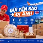 Gửi yến sào đi Anh