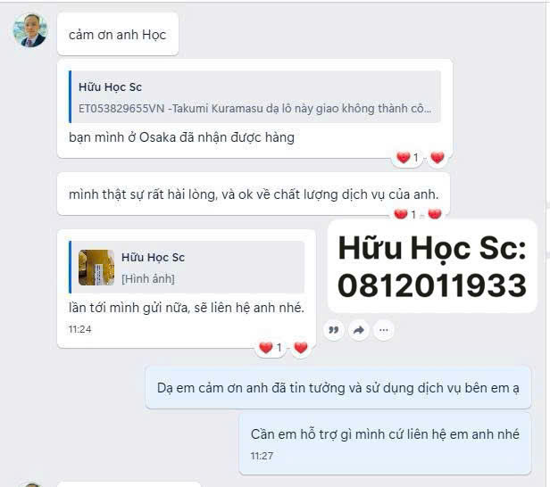 Khách hàng nhận xét dịch vụ gửi hàng đi Đức tại GHDNN Express