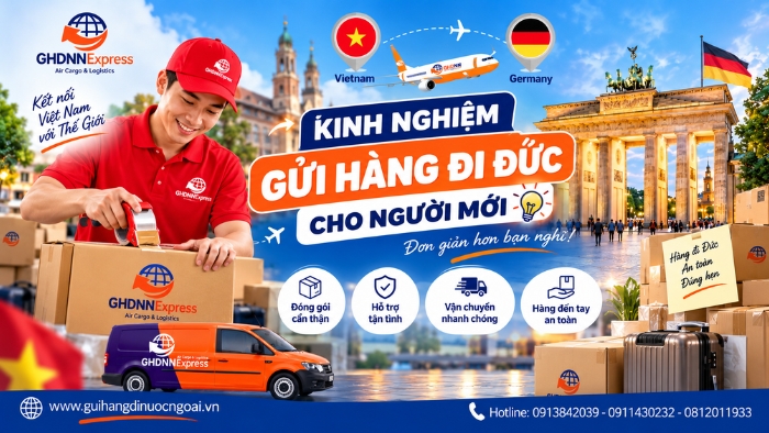 Kinh nghiệm gửi hàng đi Đức