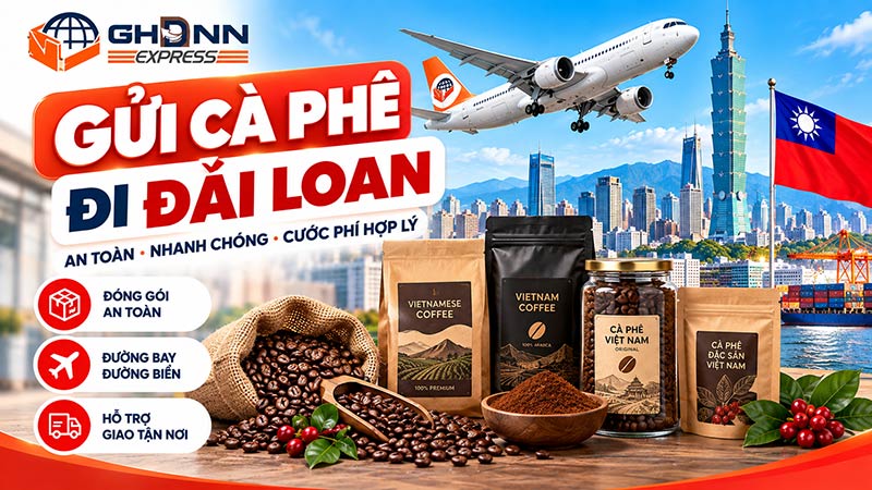 Gửi cà phê đi Đài Loan