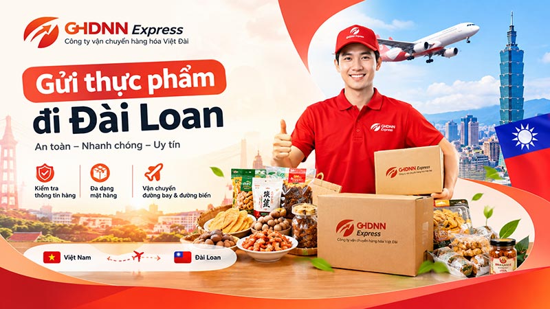 Gửi thực phẩm đi Đài Loan