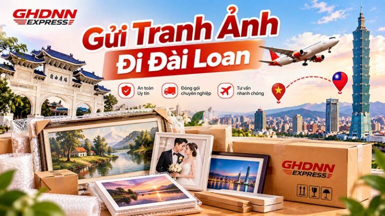 Gửi tranh ảnh đi Đài Loan