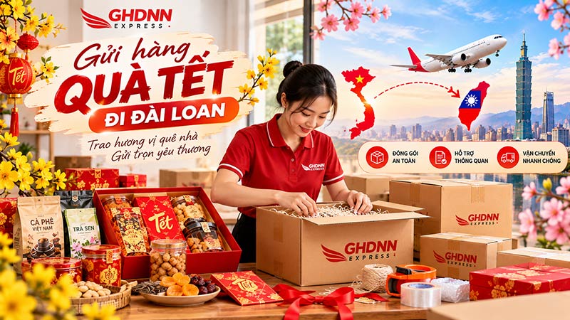 Vận chuyển hàng quà Tết đi Đài Loan