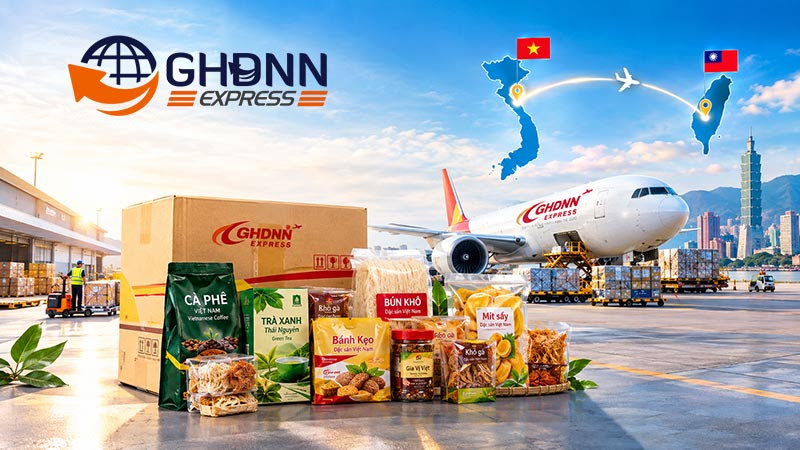 Vận chuyển thực phẩm đi Đài Loan