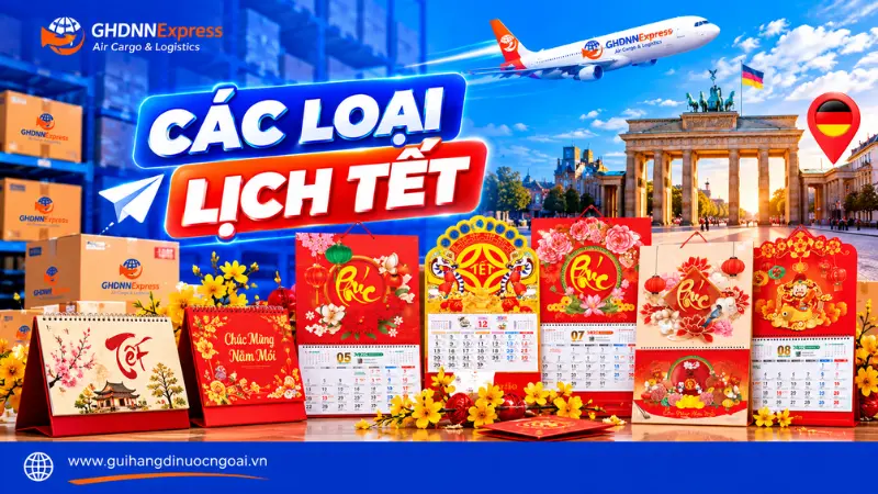 Các loại lịch tết đi Đức