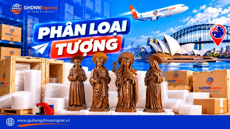 Các loại tượng gỗ, đá và kim loại có thể cần kiểm tra trước khi gửi đi Úc