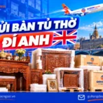 Gửi bàn tủ thờ đi Anh