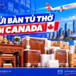 Gửi bàn tủ thờ đi Canada