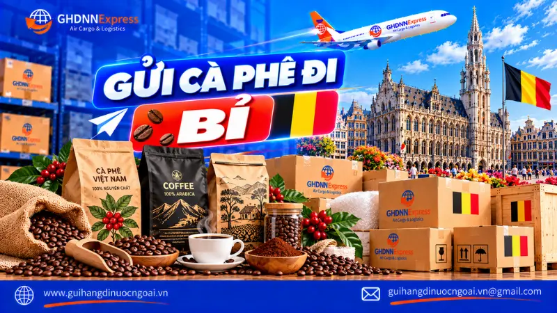 Gửi cà phê đi Bỉ