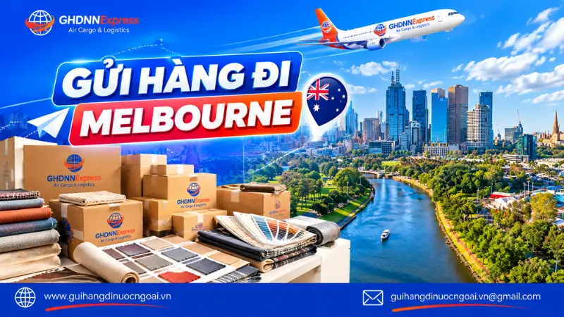 Gửi hàng đi Melbourne