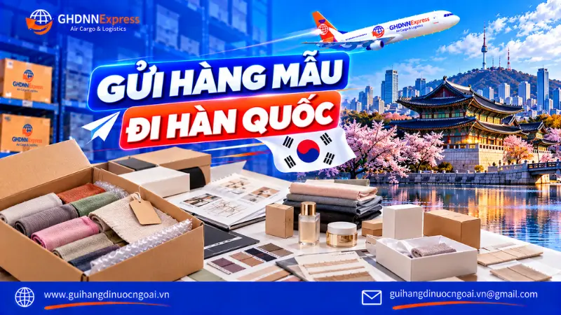 Gửi hàng mẫu đi Hàn Quốc