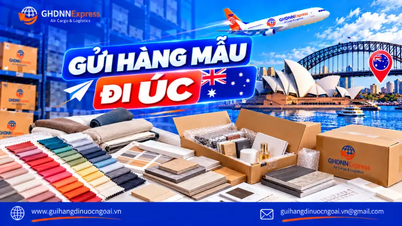Gửi hàng mẫu đi Úc