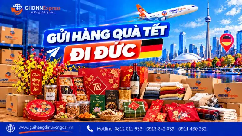 Gửi hàng quà tết đi Đức