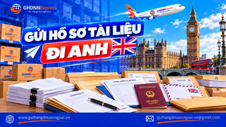 Gửi hồ sơ tài liệu đi Anh