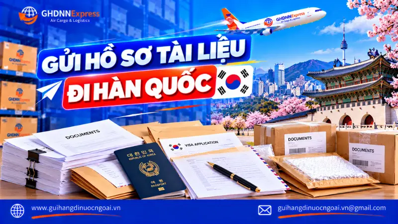 Gửi hồ sơ tài liệu đi Hàn Quốc