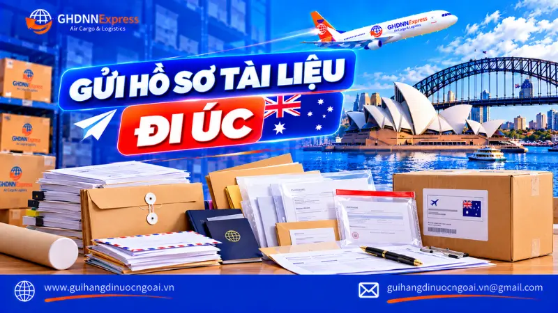 Gửi hồ sơ tài liệu đi Úc