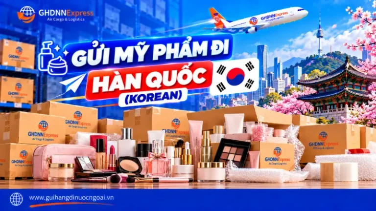 Gửi mỹ phẩm đi Hàn Quốc
