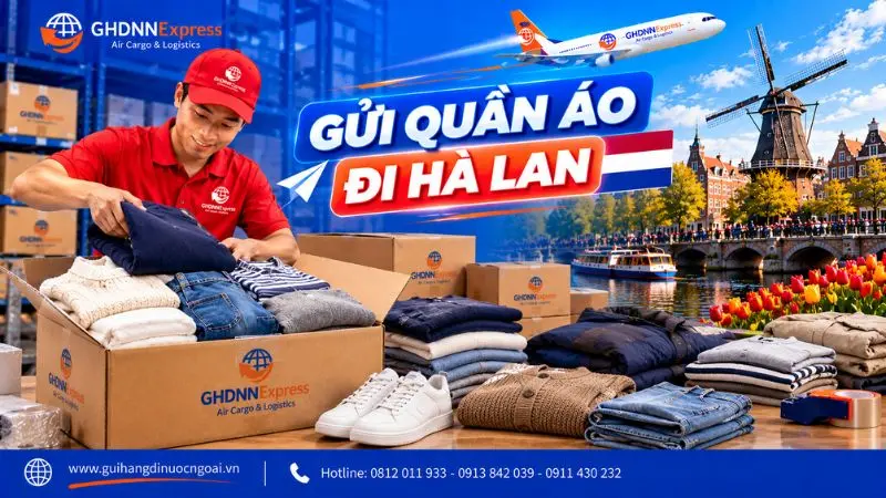 Gửi quần áo đi Hà Lan