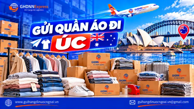 Gửi quần áo đi Úc