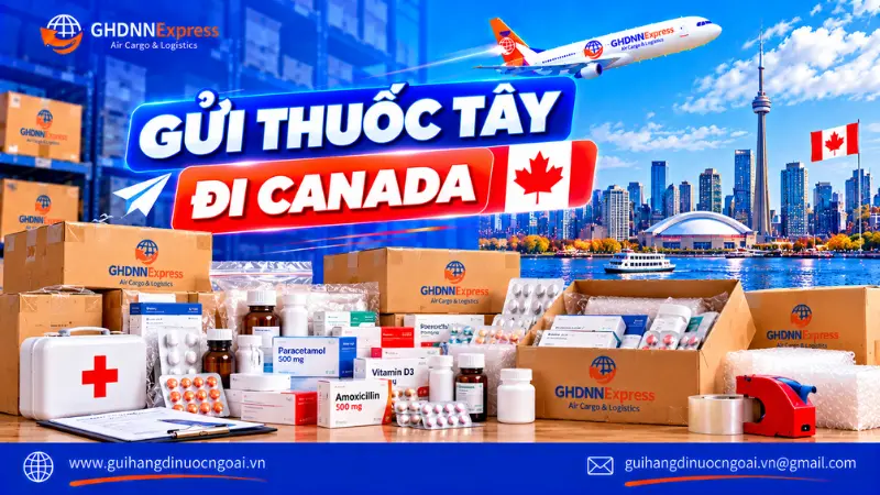 Gửi thuốc tây đi Canada