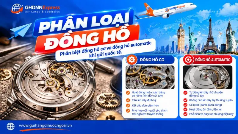 Phân biệt đồng hồ cơ và đồng hồ automatic